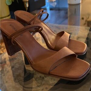 Jeffrey Campbell Brown Strappy Heels